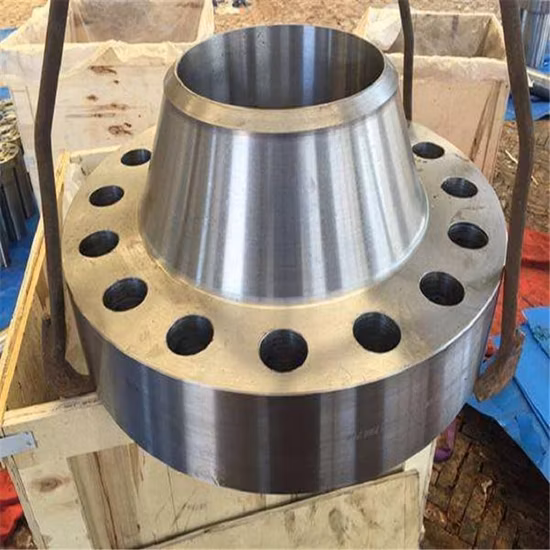 A105 raccord ASME soudage forgé bride en acier de tuyau en acier inoxydable de carbone de cou de soudure