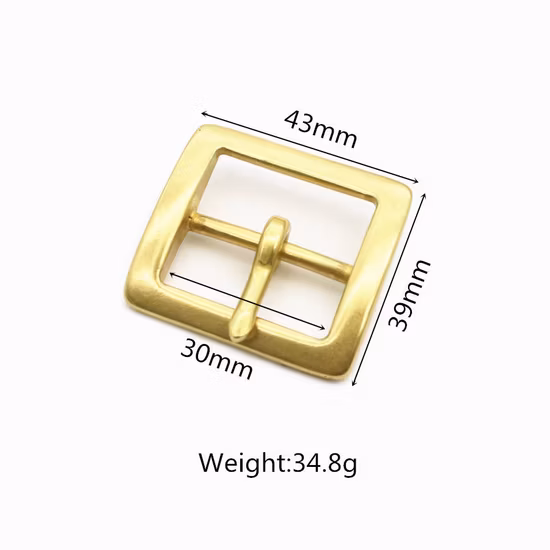 Attache de ceinture de tête de ceinture de boucle de cuivre de gros d'usine