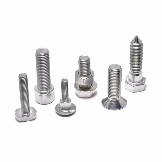 Boulon à tête hexagonale M16 5/8 pouces en acier inoxydable 18-8 boulons et écrous fixation Tornillo