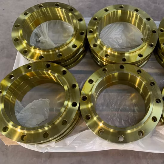 ANSI B16.5 Pn10 RF Acier au carbone A105 Th Bride pour les projets d'usine Utiliser une bride filetée en acier inoxydable